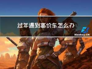过年遇到高价车怎么办