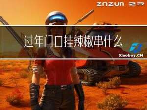 过年门口挂辣椒串什么意思