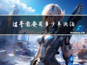 过年需要买多少羊肉汤