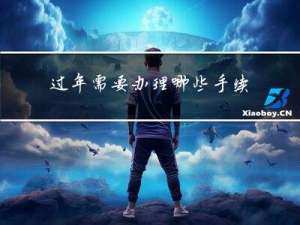 过年需要办理哪些手续呢
