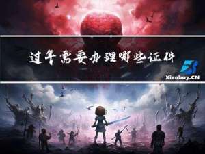 过年需要办理哪些证件呢