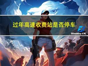 过年高速收费站是否停车