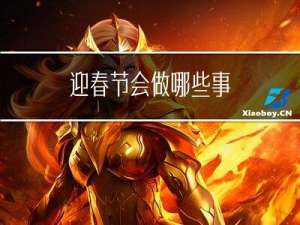 迎春节会做哪些事