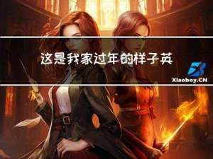 这是我家过年的样子英文