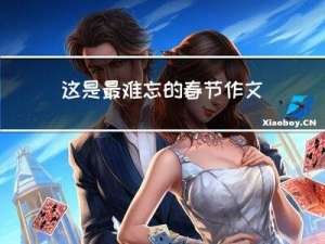 这是最难忘的春节作文英语