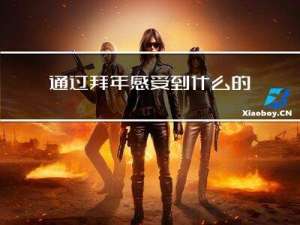 通过拜年感受到什么的乐趣