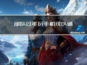 部队过年玩手机可以通宵么