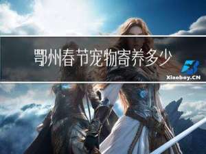 鄂州春节宠物寄养多少钱