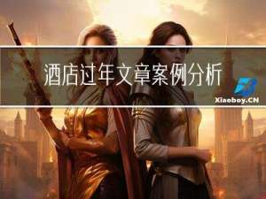 酒店过年文章案例分析