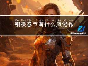 铜陵春节有什么风俗作文