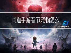 问道手游春节宠物怎么刷