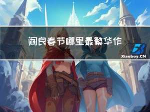 阎良春节哪里最繁华作文