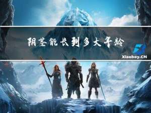 阴茎能长到多大年龄