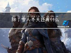 除了雪人冬天还有什么