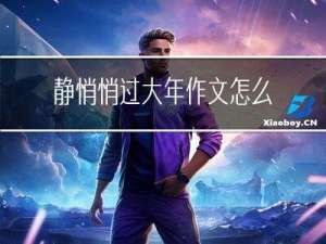 静悄悄过大年作文怎么写