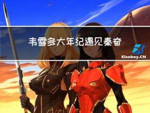 韦雪多大年纪遇见秦奋