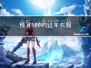 预算500的过年衣服谁买