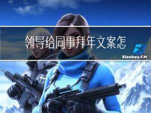 领导给同事拜年文案怎么写
