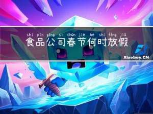食品公司春节何时放假申请