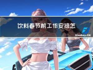 饮料春节前工作安排怎么写