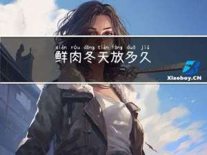 鲜肉冬天放多久