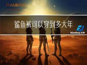 鲨鱼裤可以穿到多大年纪