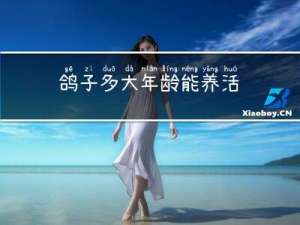 鸽子多大年龄能养活