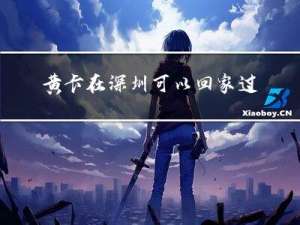 黄卡在深圳可以回家过年吗