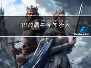 1972属牛今年多大年纪