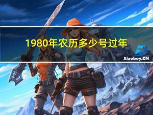 1980年农历多少号过年