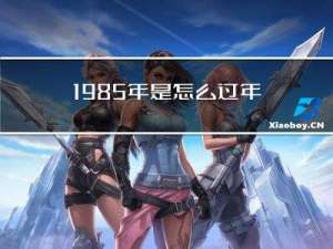 1985年是怎么过年