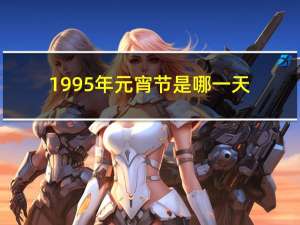 1995年元宵节是哪一天