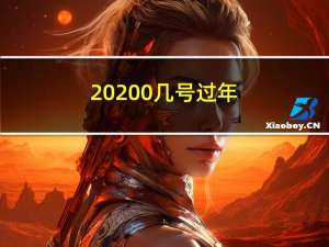 20200几号过年