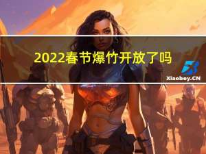 2022春节爆竹开放了吗