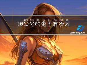 30公分的兔子有多大年龄