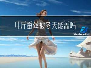 4斤蚕丝被冬天能盖吗
