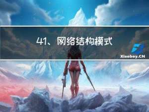 4.1、网络结构模式