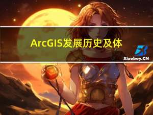 ArcGIS发展历史及体系架构