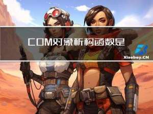 COM 对象析构函数是非常敏感的函数