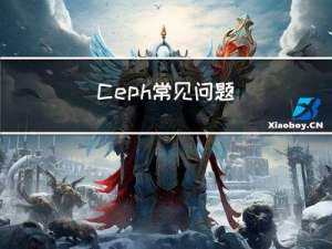 Ceph常见问题