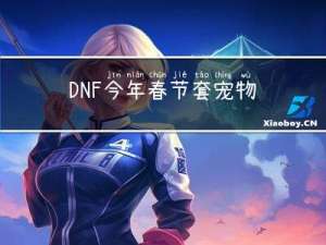 DNF今年春节套宠物装备