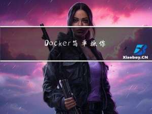 Docker简单操作及软件部署