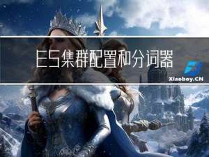 ES集群配置和分词器(九)