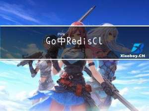 Go中 Redis Client的使用