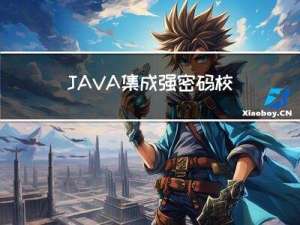 JAVA集成强密码校验