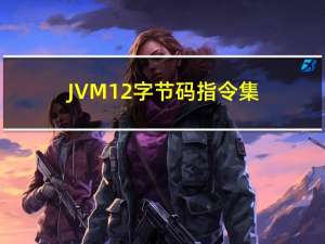 JVM12 字节码指令集