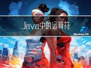 Java 中的运算符