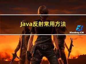 Java 反射常用方法
