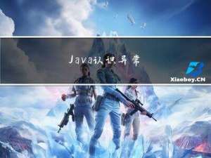 Java认识异常