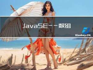 JavaSE——数组
